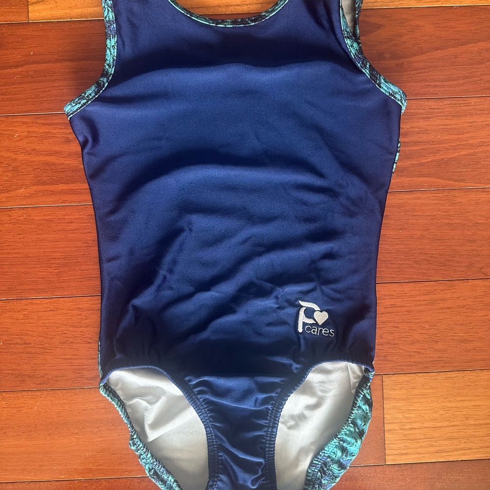Plum Flip Side Leotard-CL-Navy and Teal